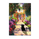 Black Cat Canvas Wall Art