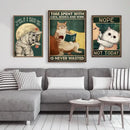 Black Cat Music Poster Home Decor