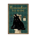 Black Cat Music Poster Home Decor
