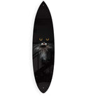 Black Cat Pattern Acrylic Surfboard Wall Art