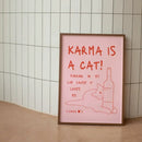 Black Cat Wall Art Canvas
