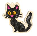 Black Cat WWP193 Diamond Painting on Plywood Kit