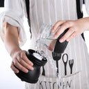 Black ceramic hand rocking coffee grinder kitchen manual mill