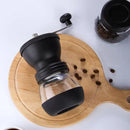 Black ceramic hand rocking coffee grinder kitchen manual mill