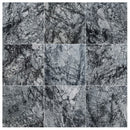 black cloud marble tile large format 24x24 polished multiple top view