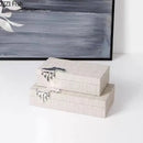 Black crocodile leather jewelry box bedroom silver drip storage case