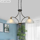 Black Dome Dining Room Hanging Light