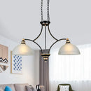 Black Dome Dining Room Hanging Light