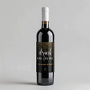 Black Drink One For Me Wine Label