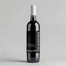 Black First Anniversary Milestone Wine Label