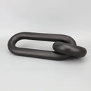 Black geometric resin ornament chain link sculpture living room decor