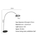Black & gold arched floor lamp living room decorbites grote dimbare