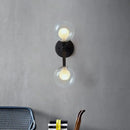 Gold Bubble Glass Globe Sconce