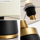 Gold Drum LED Table Lamp
