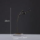 Black & gold gymnastic acrobat resin sculpture living room decor