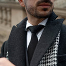 Nero - Black Silk Grenadine Tie