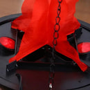Black hanging electronic brazier flame lamp for bar pendant light