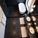 Black Honed Marble Tiles 12x12