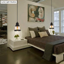 Black Industrial Pendant Light Clear Glass