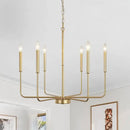 Black iron branch chandelier dining room pendant light
