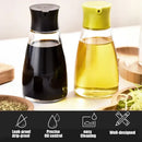 Black & lime green 170ml seasoning bottle set kitchen glass dispenser