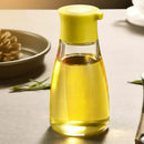 Black & lime green 170ml seasoning bottle set kitchen glass dispenser