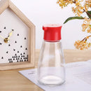 Black & lime green 170ml seasoning bottle set kitchen glass dispenser