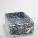 Black Marble Rectangular Sink