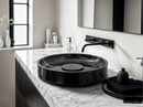 Black Round Marble Sink