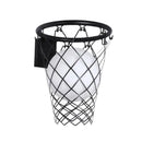 Black metal basketball wall lamp – bedroom creative hoop light