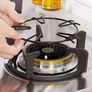Black metal gas stove pot holder kitchen burner rack
