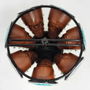 Black metal rotating dolce gusto storage rack kitchen capsule holder