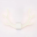 Black metallic antler sconce wall mounted lighting for bedroom