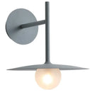 Black minimalist glass ball wall lamp – bedroom sconce