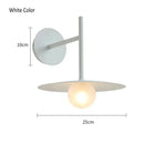Black minimalist glass ball wall lamp – bedroom sconce