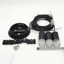 Black minimalist led wall lamp for bedroom and living room