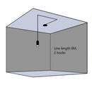 Black minimalist led wall lamp for bedroom and living room