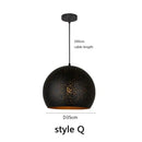 DecorBites™ Black Nordic Industrial Pendant Light for Resturant Chandelier and Kitchen Decor