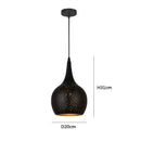 DecorBites™ Black Nordic Industrial Pendant Light for Resturant Chandelier and Kitchen Decor