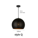 DecorBites™ Black Nordic Industrial Pendant Light for Resturant Chandelier and Kitchen Decor