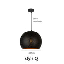 DecorBites™ Black Nordic Industrial Pendant Light for Resturant Chandelier and Kitchen Decor