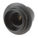 Black plastic and brass e27 socket lamp holder living room base