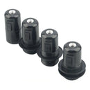 Black plastic e27 socket lamp base with switch for bedroom