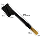 Black plastic espresso machine cleaning brush set kitchen tool