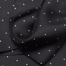 Savona - Slim Silk Scarf - Black