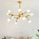DecorBites™ Black Postmodern Sputnik Chandelier for Dining Room and Home Decor