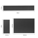 DecorBites™ Coffee Bar Cup Mat: PVC Rubber, Anti-slip, Heat Resistant, Durable Drain Mats