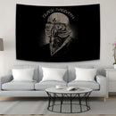 Black sabbath skull wall tapestry bedroom rock decor