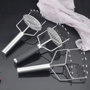 Black & silver stainless steel potato masher kitchen food crusher