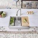 DecorBites™ Black Single Handle Pull Out Kitchen Faucet Swivel 360° Water Mixer Tap